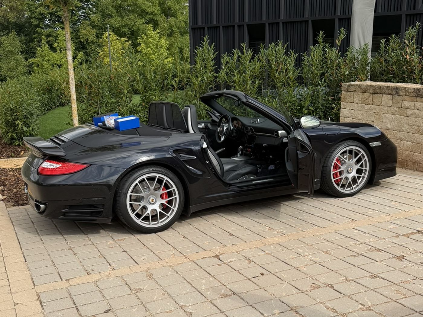 Porsche 911 997 cabriolet préparée avant intervention CarPlay